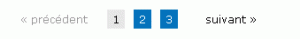 Pagination Liste CSS 2